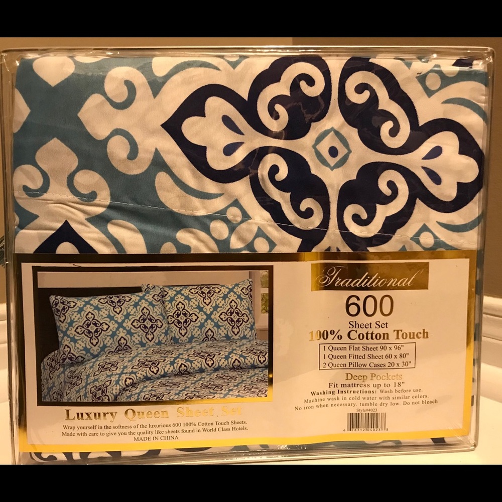 New Queen Size Bed Sheets different color/patterns